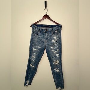 American Eagle Next Level Stretch Distressed Skinny Jean